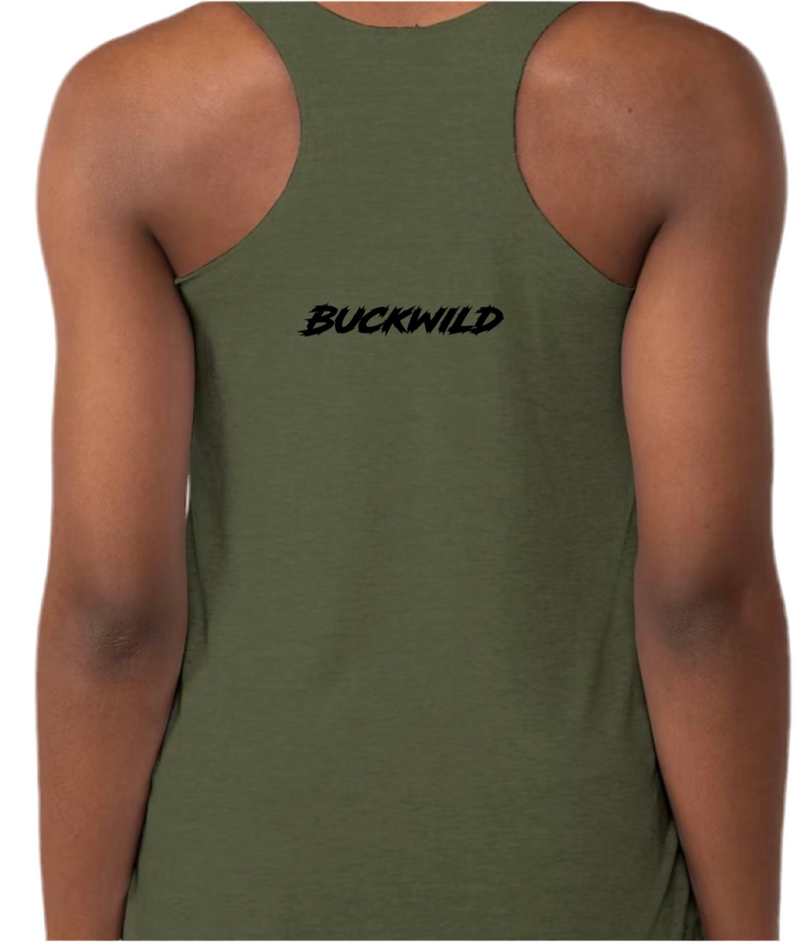 We The People Are Happy Now Racer Back Tank Top