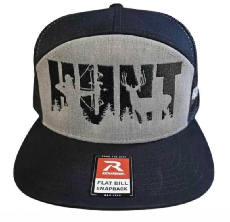 "Hunt" Buckwild  Flat Bill Snap Back Hat