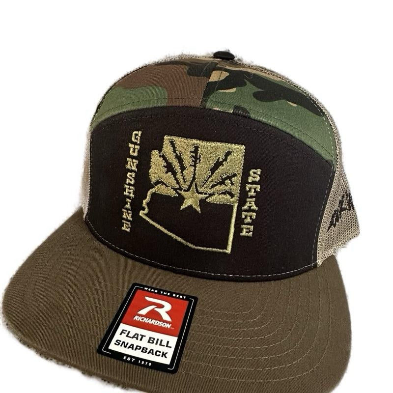 GUNSHINE STATE " ARMY" flatbill snap back hat