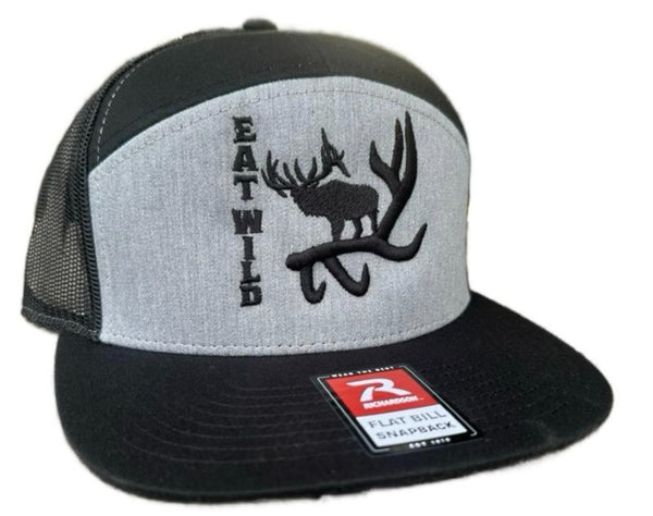 Eatwild " Gray" Flatbill Snapback Hat