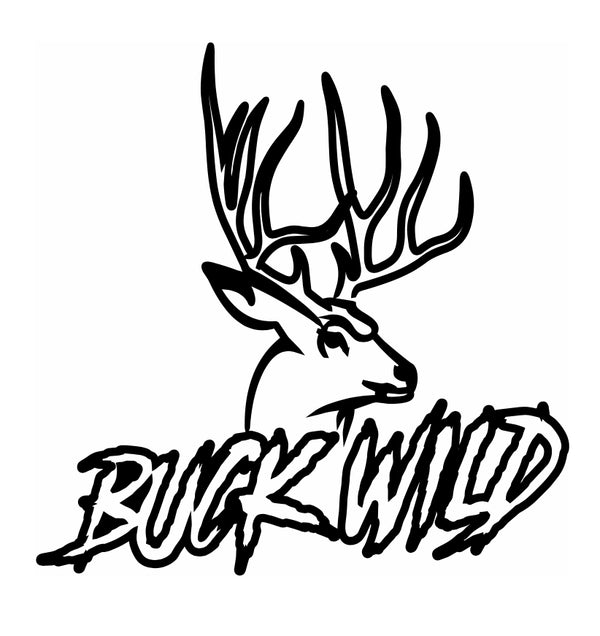 Buck Wild Military Green T-shirt With Small Buckwild Logo - Dirty Doe & Buck Wild 