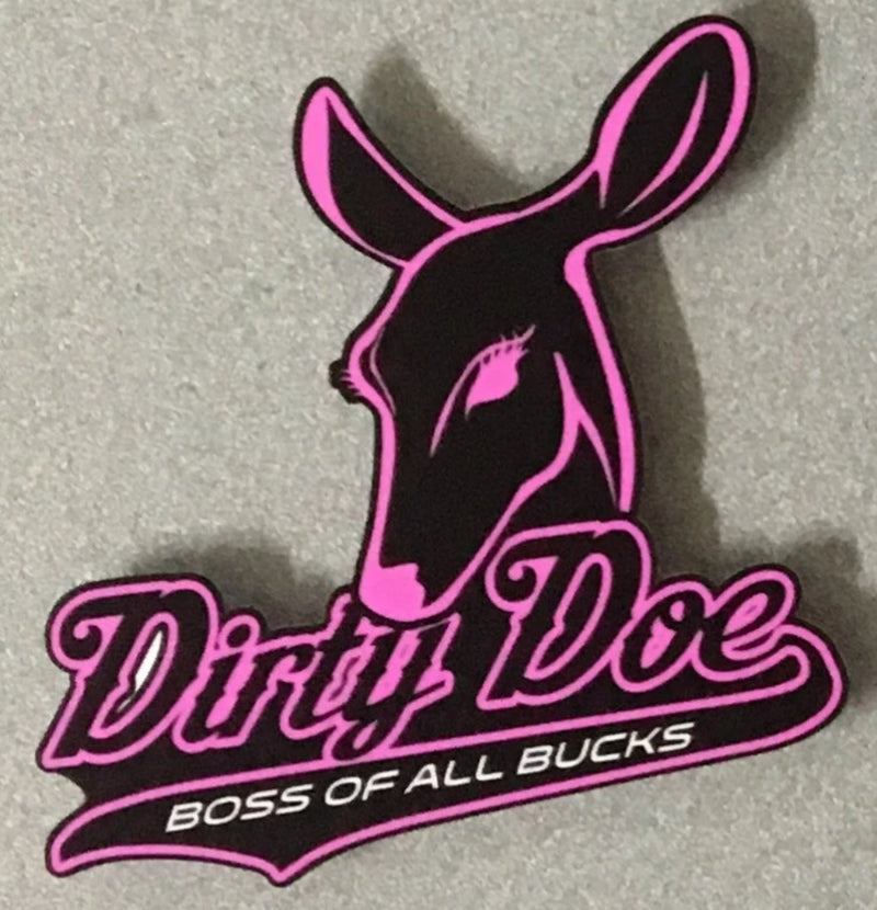 Dirty Doe Decal ( 5X5) - Dirty Doe & Buck Wild 