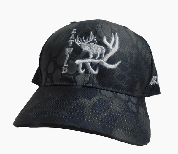 Eat Wild Black Camo Snapback