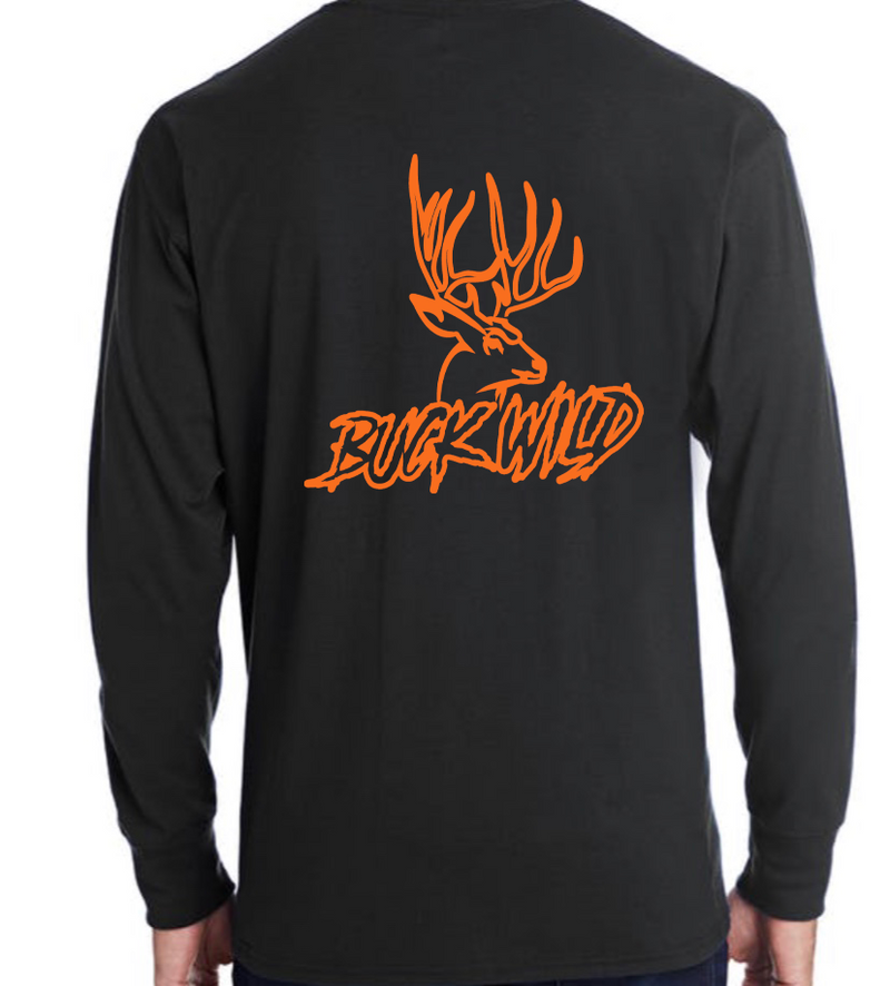 Buckwild “Fierce Orange” long sleeve t-shirt - Dirty Doe & Buck Wild 
