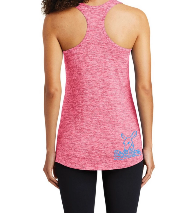 Dirty Doe SPORTS TEK Racer Back Tank Top - Dirty Doe & Buck Wild 