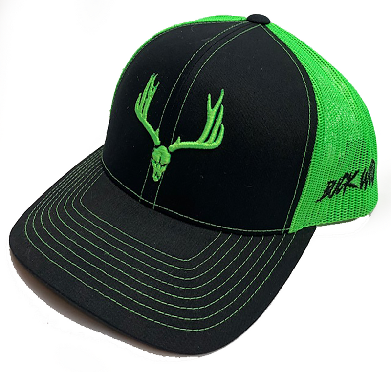 Buckwild " NEON GREEN' Muley hat - Dirty Doe & Buck Wild 