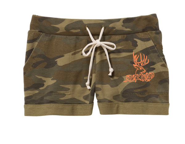 Dirty Doe & Buckwild Camo Lounge Shorts ON SALE - Dirty Doe & Buck Wild 