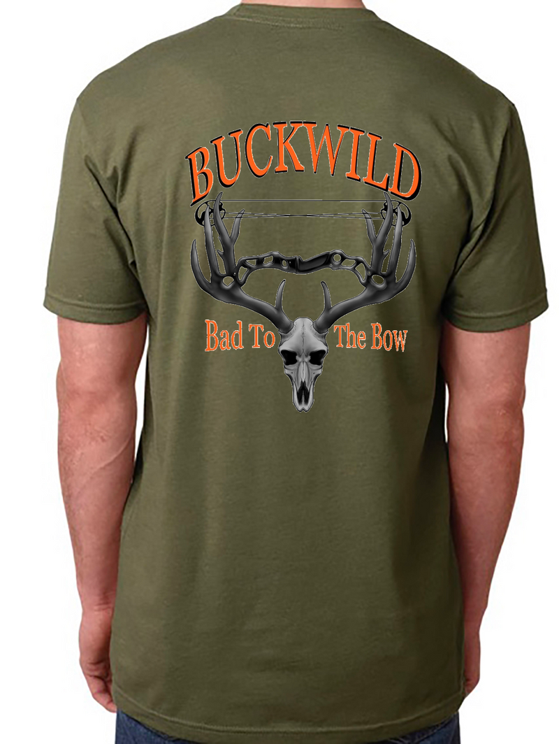 Bad To The Bow Buckwild T-Shirt - Dirty Doe & Buck Wild 