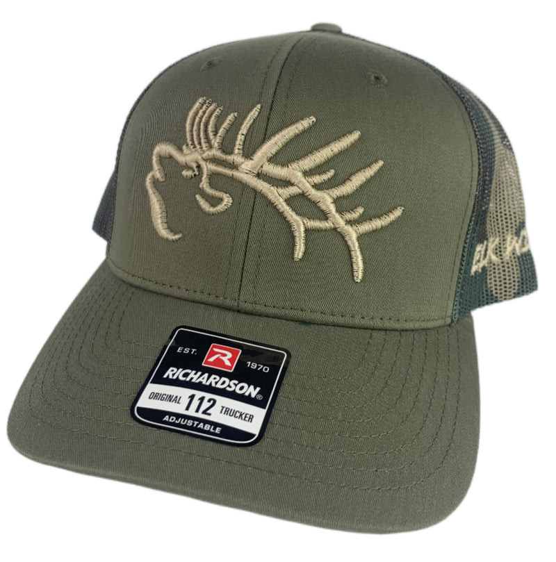 Elk Wild “ Military Green” Camo Mesh