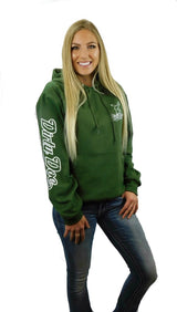 Dirty Doe "My Rights Trump Your Feelings"  Military Green Hoodie with white logo - Dirty Doe & Buck Wild 