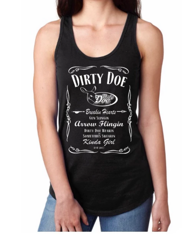 Dirty Doe Breakin Hearts Racer Back Tank Top - Dirty Doe & Buck Wild 