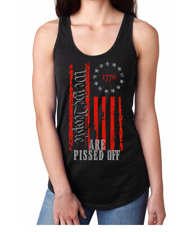 *NEW* “We The People” ARE PISSED OFF Black Tank Top - Dirty Doe & Buck Wild 